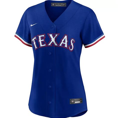 texas rangers women's jersey